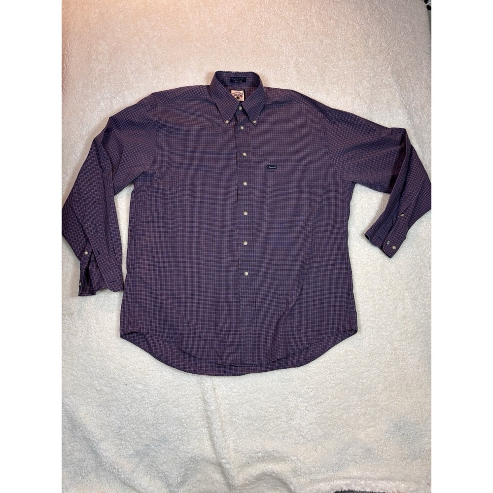 Faconnable MultiStriped Long Sleeve 100% Cotton Size Large
